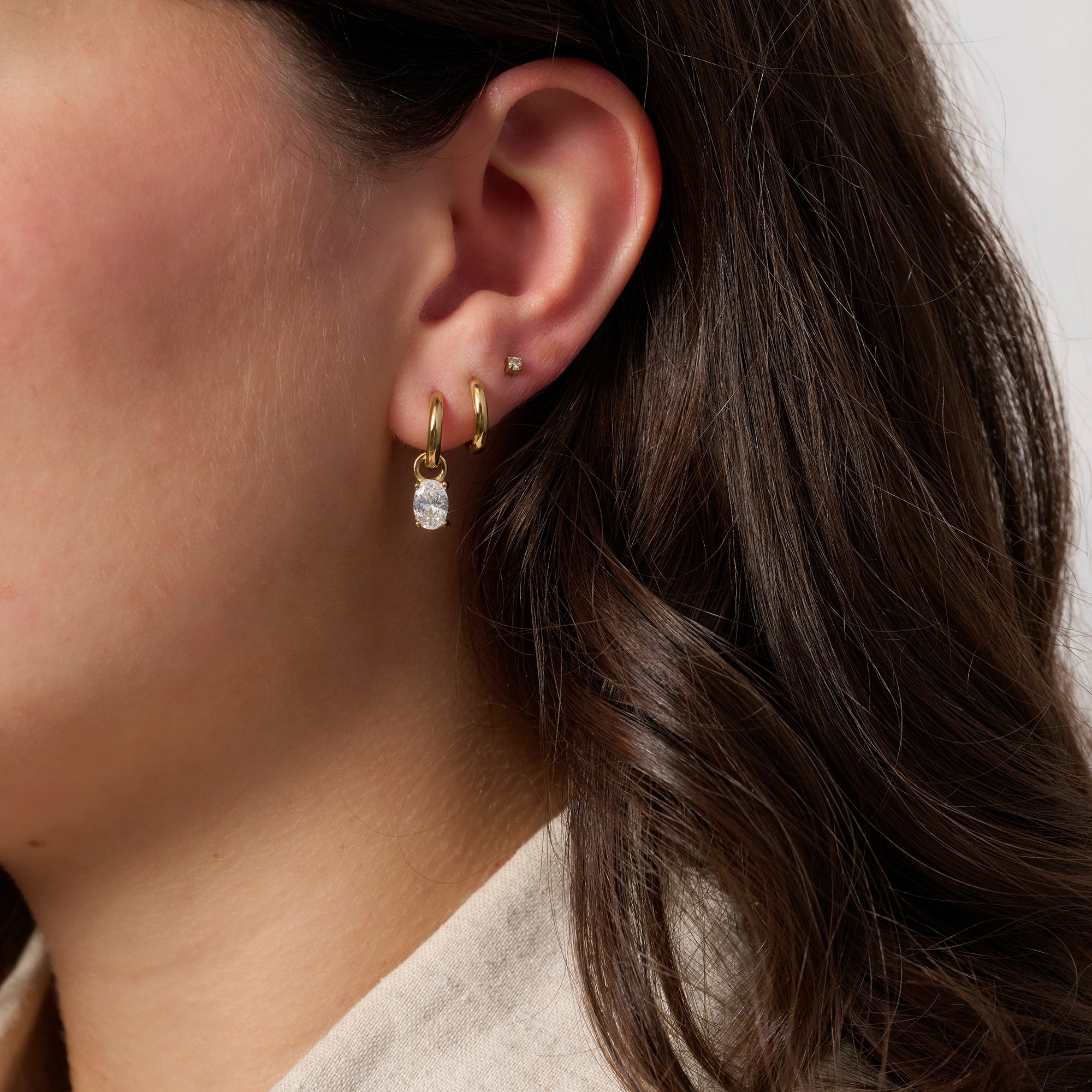Windsor Huggie Earrings