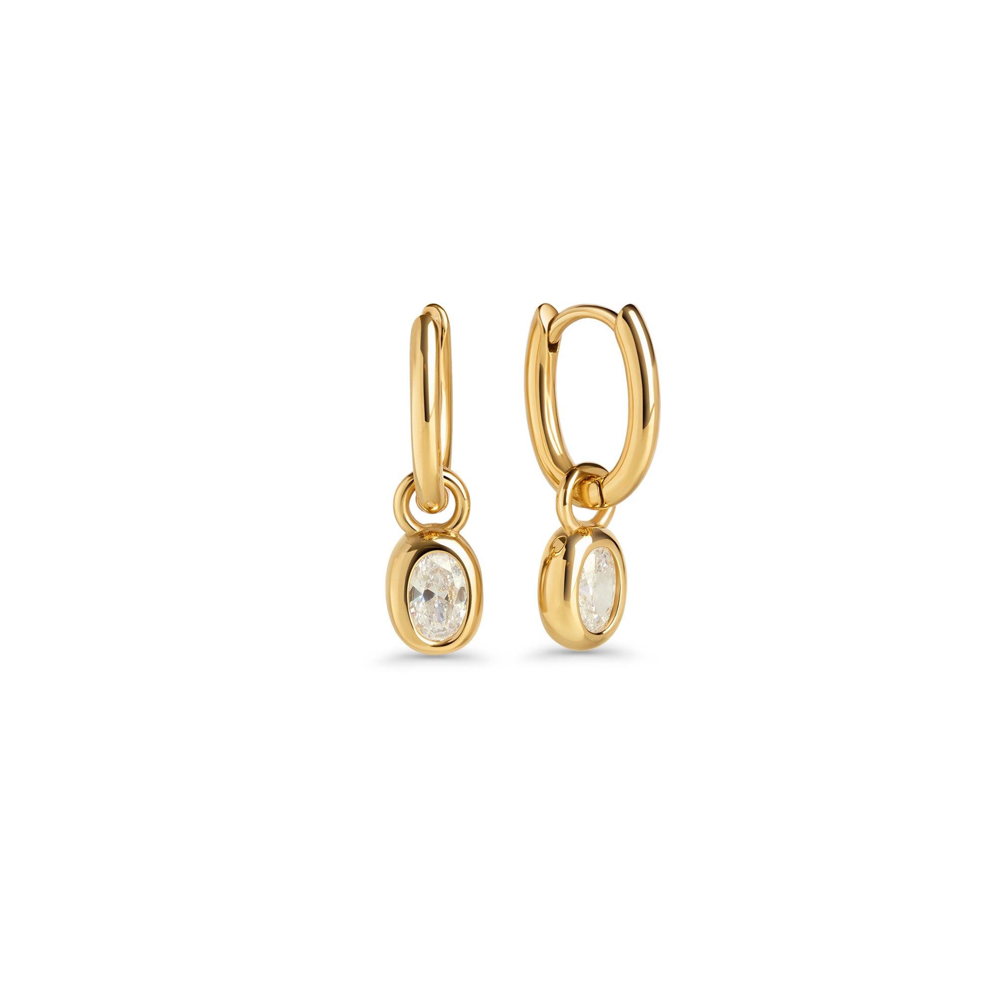 Clemence Huggie Earrings