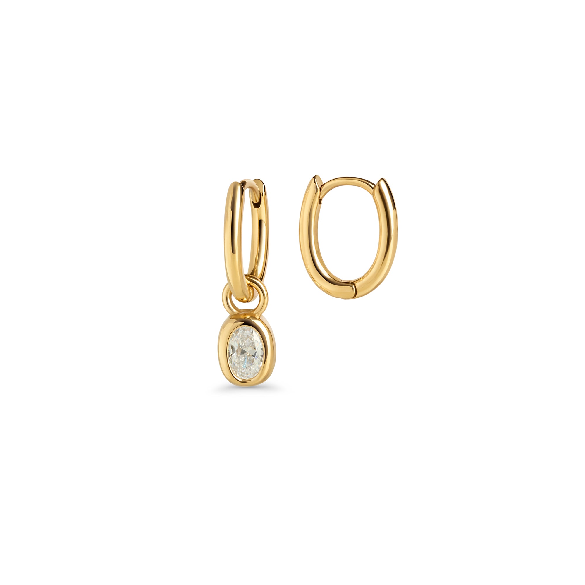 Clemence Huggie Earrings