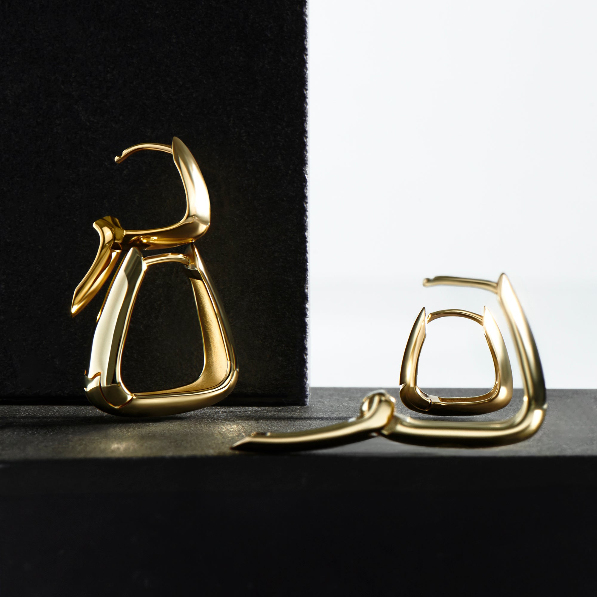 Tamara II Huggie Earrings