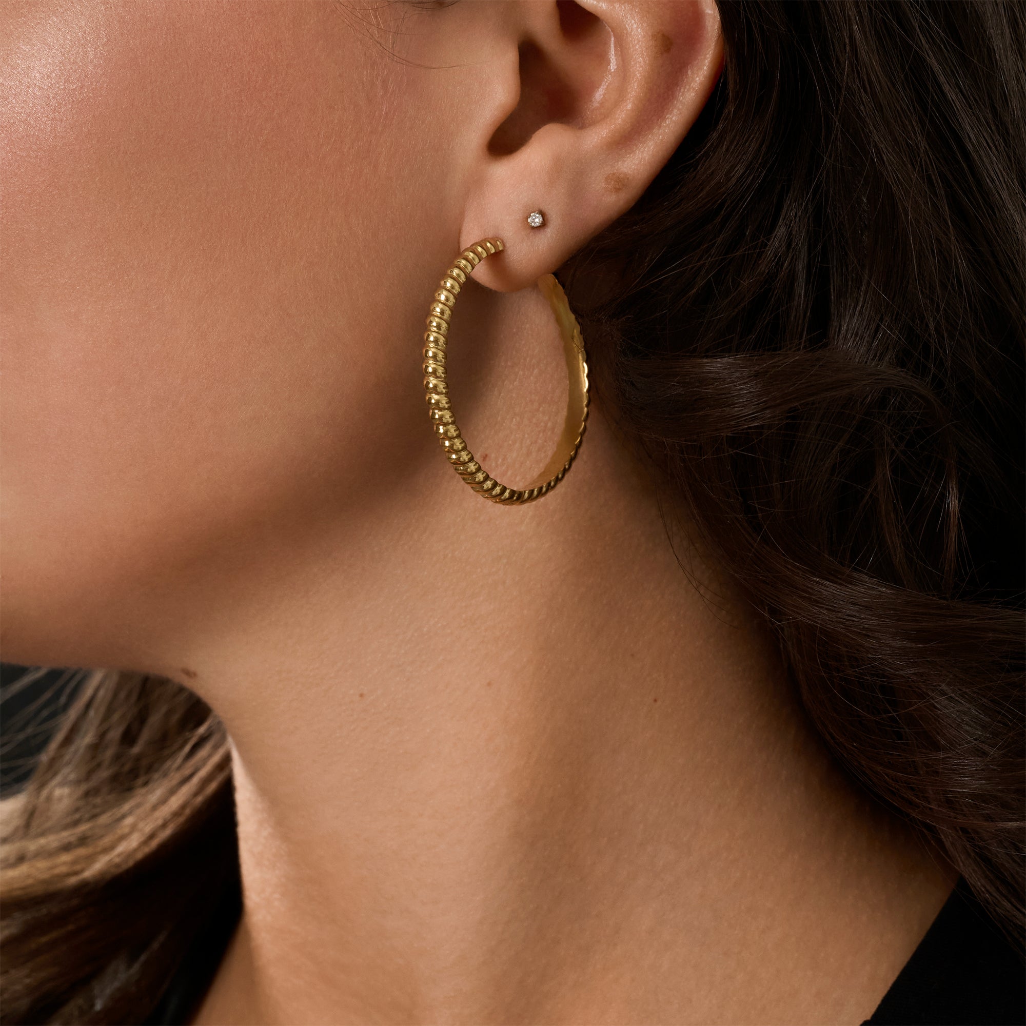 Estelle II Huggie Earrings