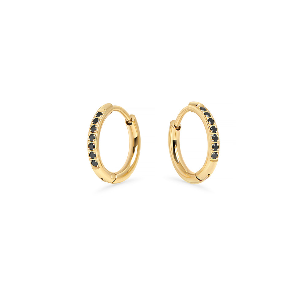 Stacks Chic Huggie Earrings
